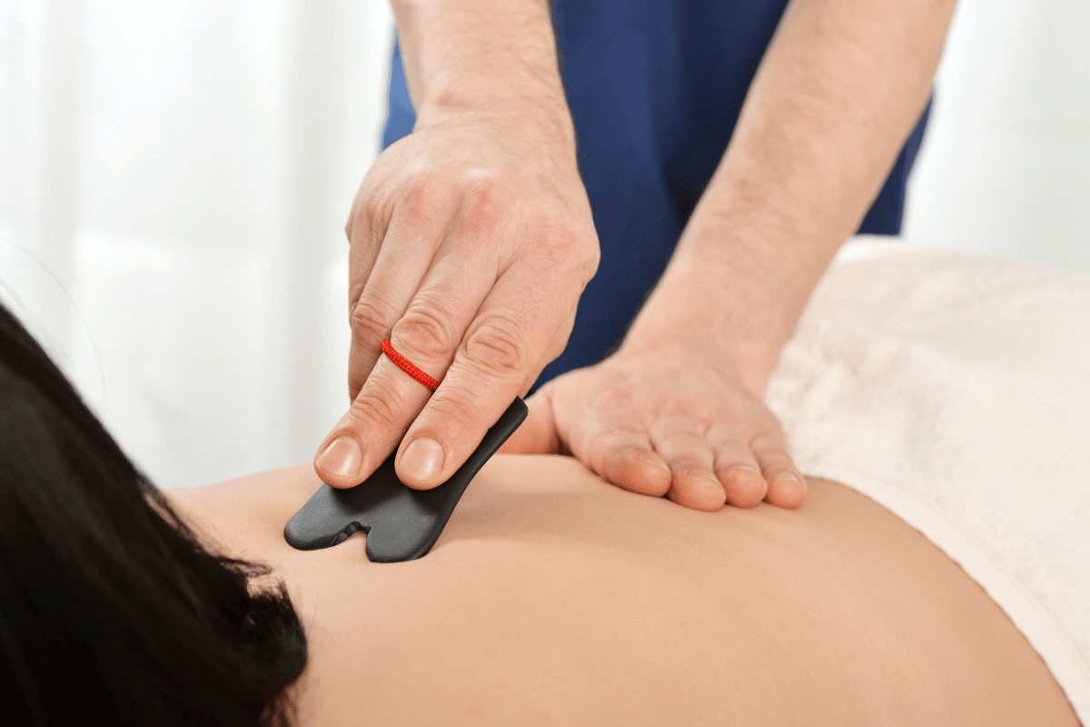 kinesisk massage, gua sha, akupunktur